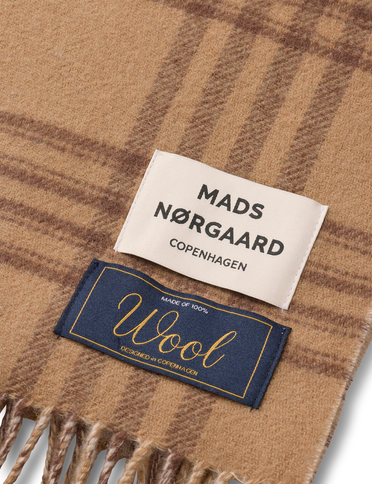 Woven Wool Logo Scarf