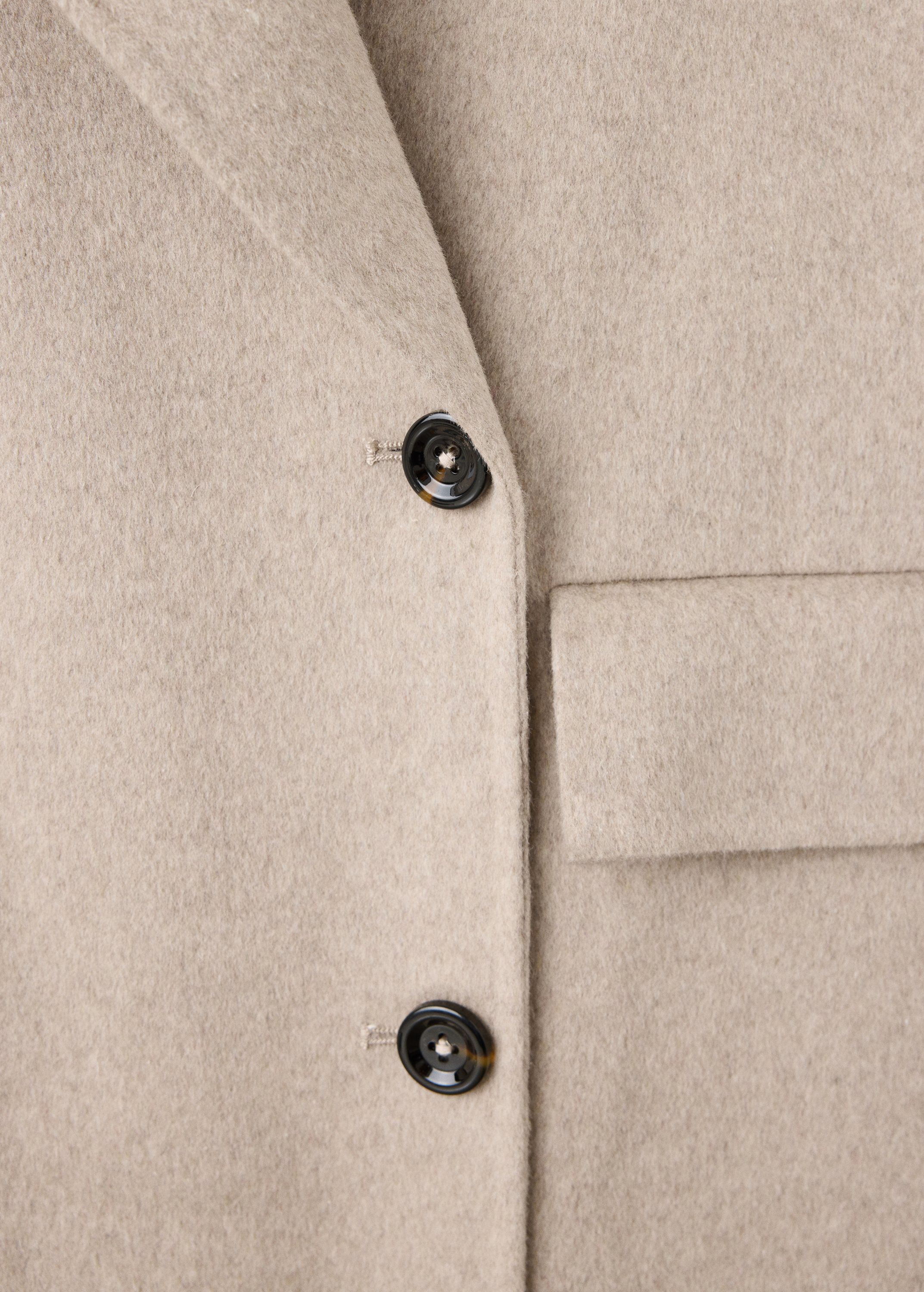 Handmade wool coat