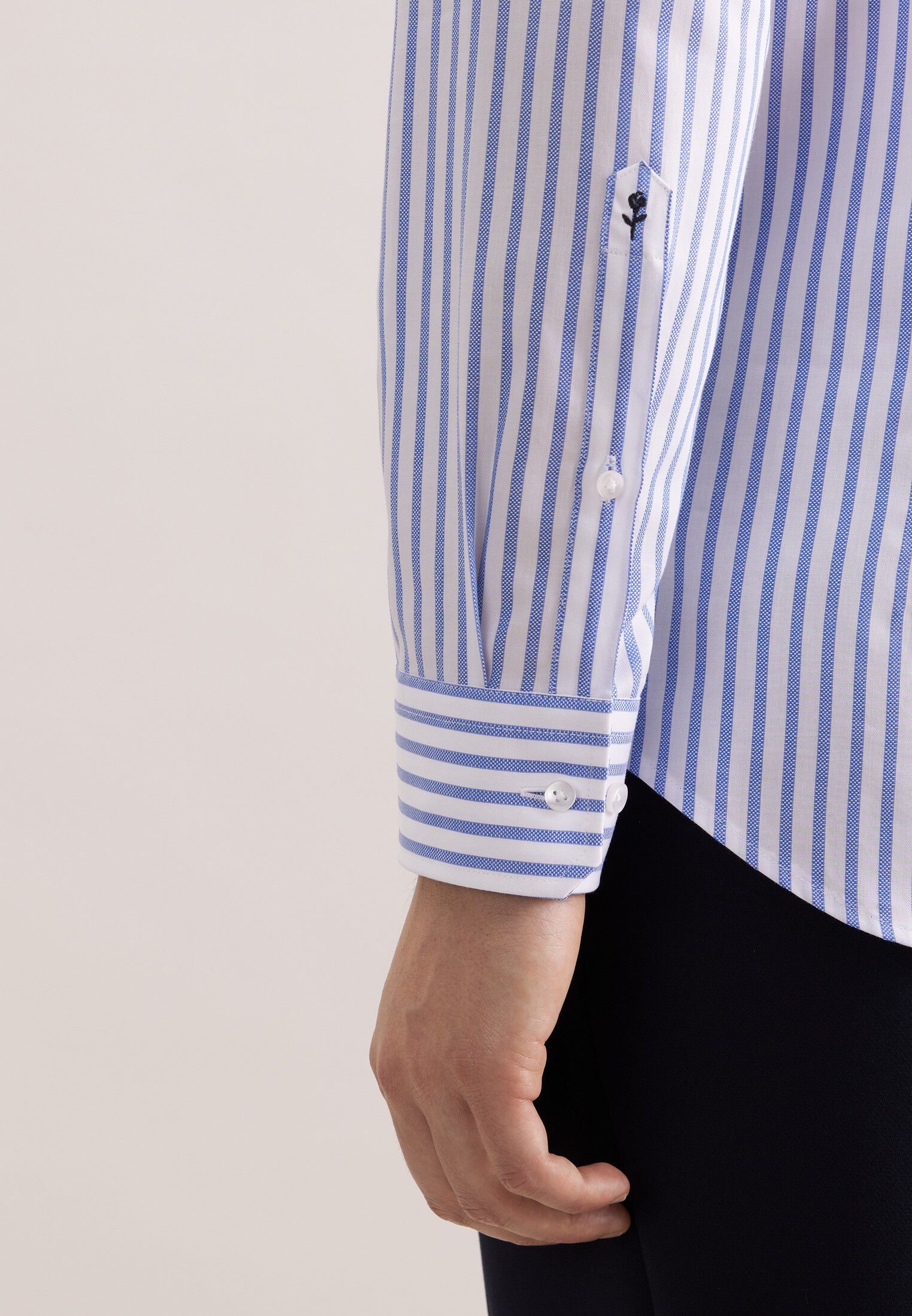 Business shirt Slim 1/1 Kent-Collar Stripes