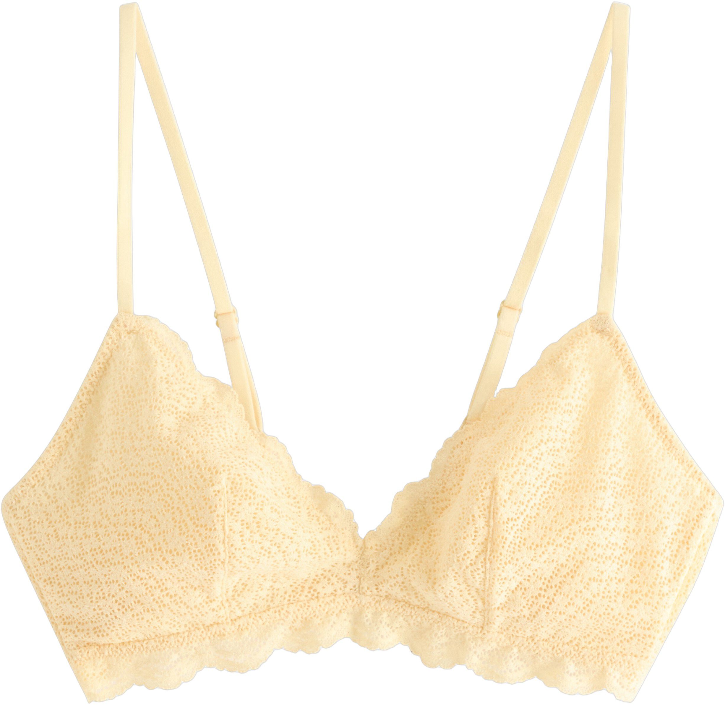 BH i myk blonde med smale skulderst