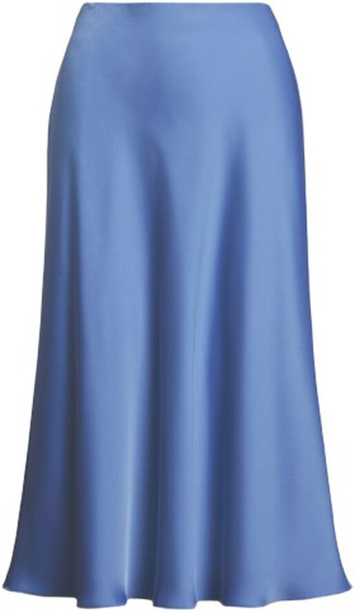 Satin Charmeuse Midi Skirt