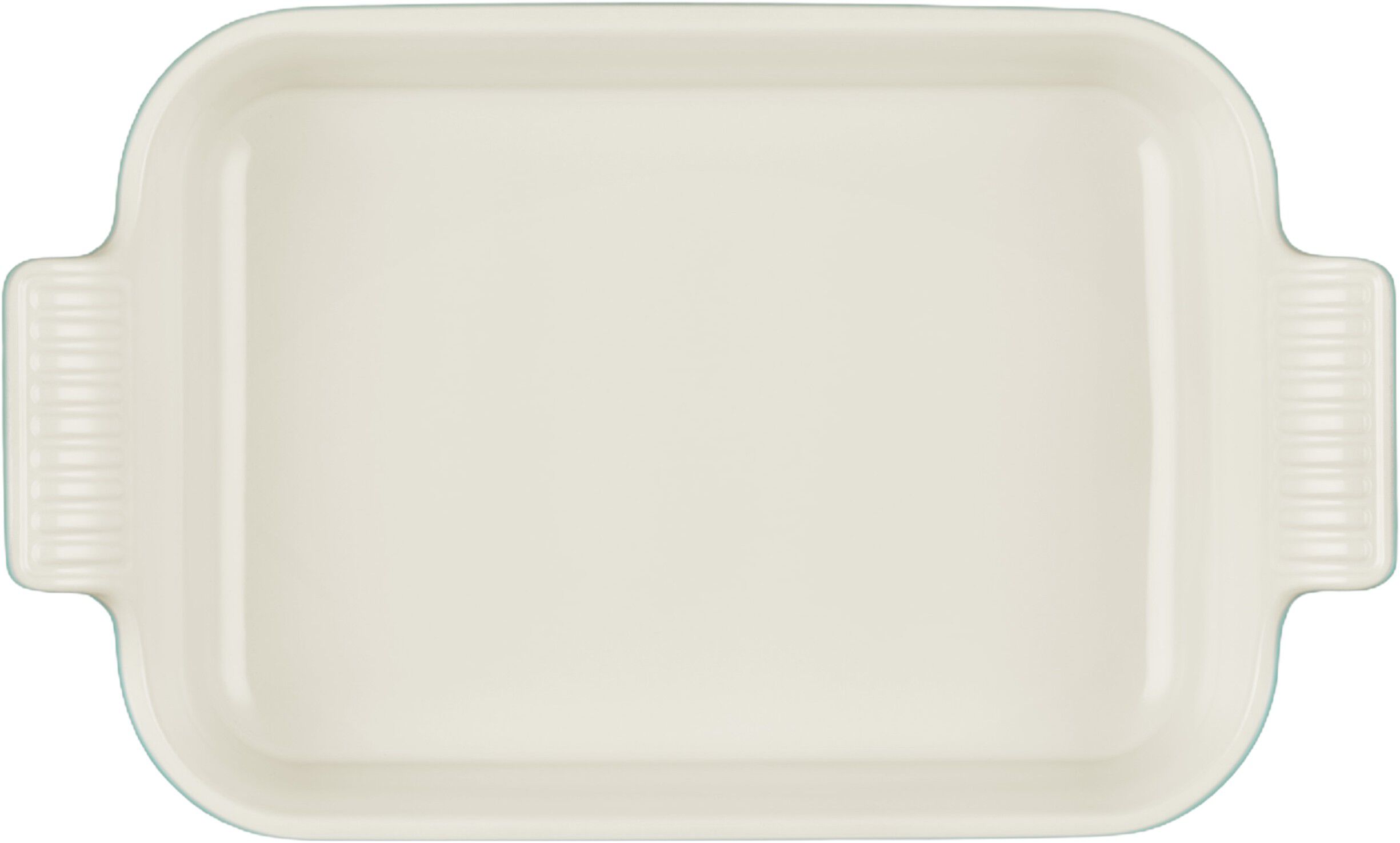 Le Creuset Signature stent&oslash;j Heritage rektangul&aelig;rt fad 26cm Bleu Rivie