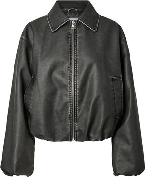 PCGISELLE WASH COATED BOMBER JACKET