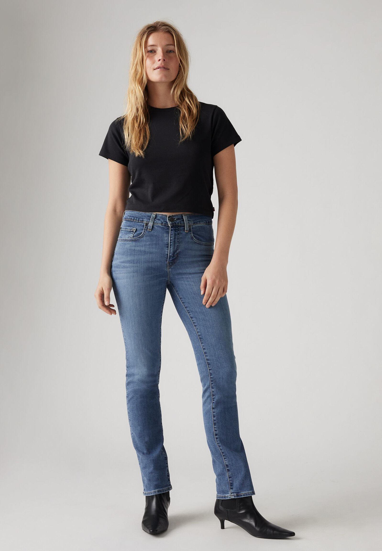 724 High Rise Straight Jeans