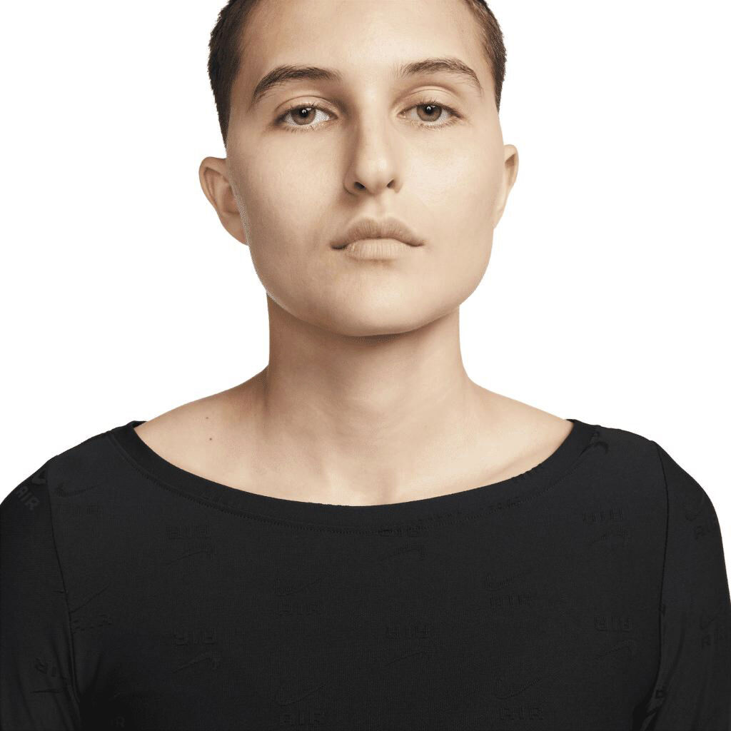 air printed long shirt