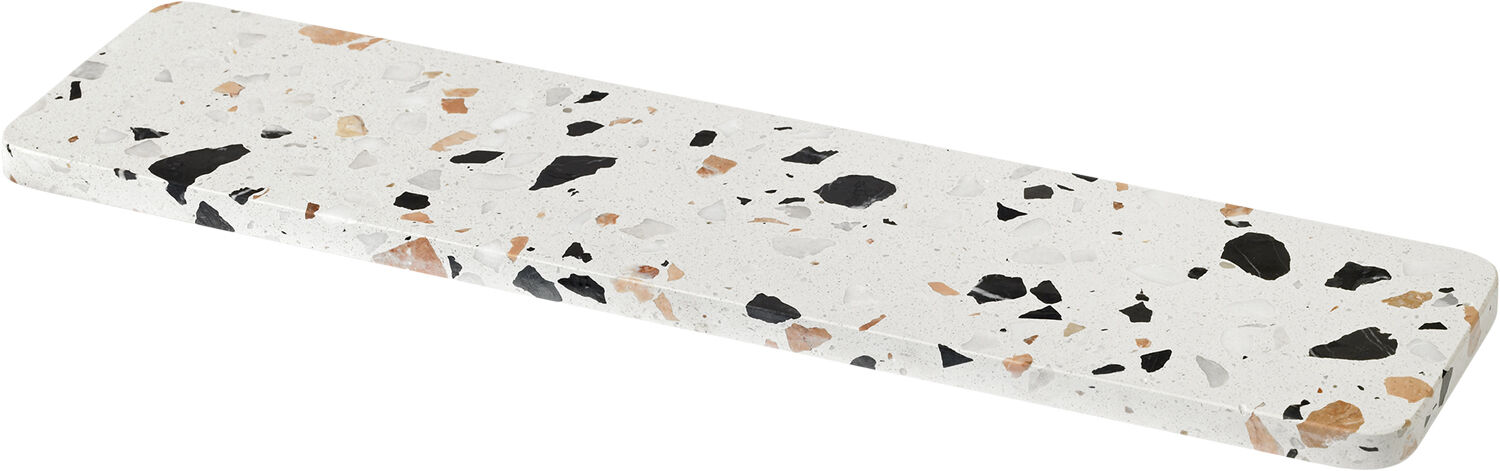 SERVE-IT serveringsfad L 16 cm white terrazzo