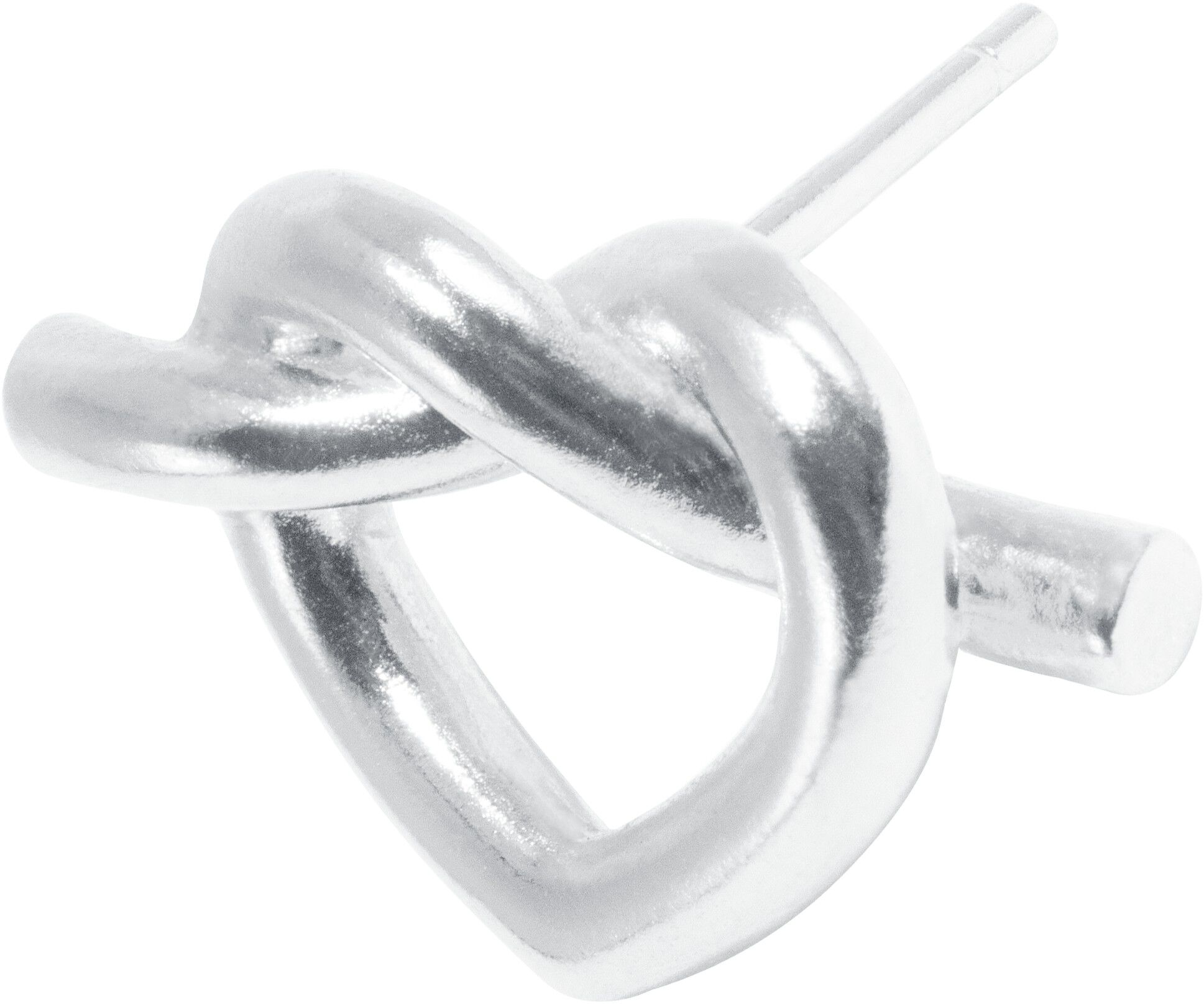 Big Tied Heart Stud