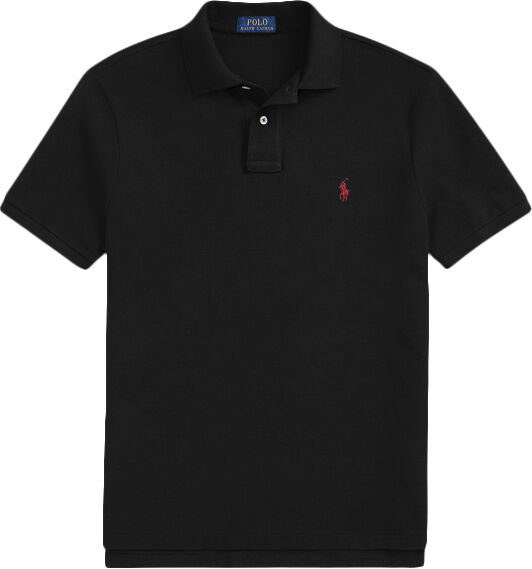 Custom Slim Fit Mesh Polo Shirt
