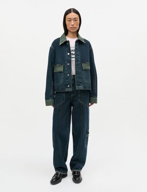 Double Denim Solar Jacket