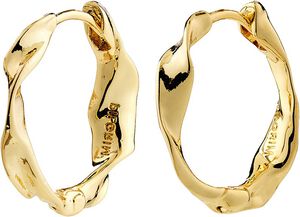 HERE hoop earrings gold-plated