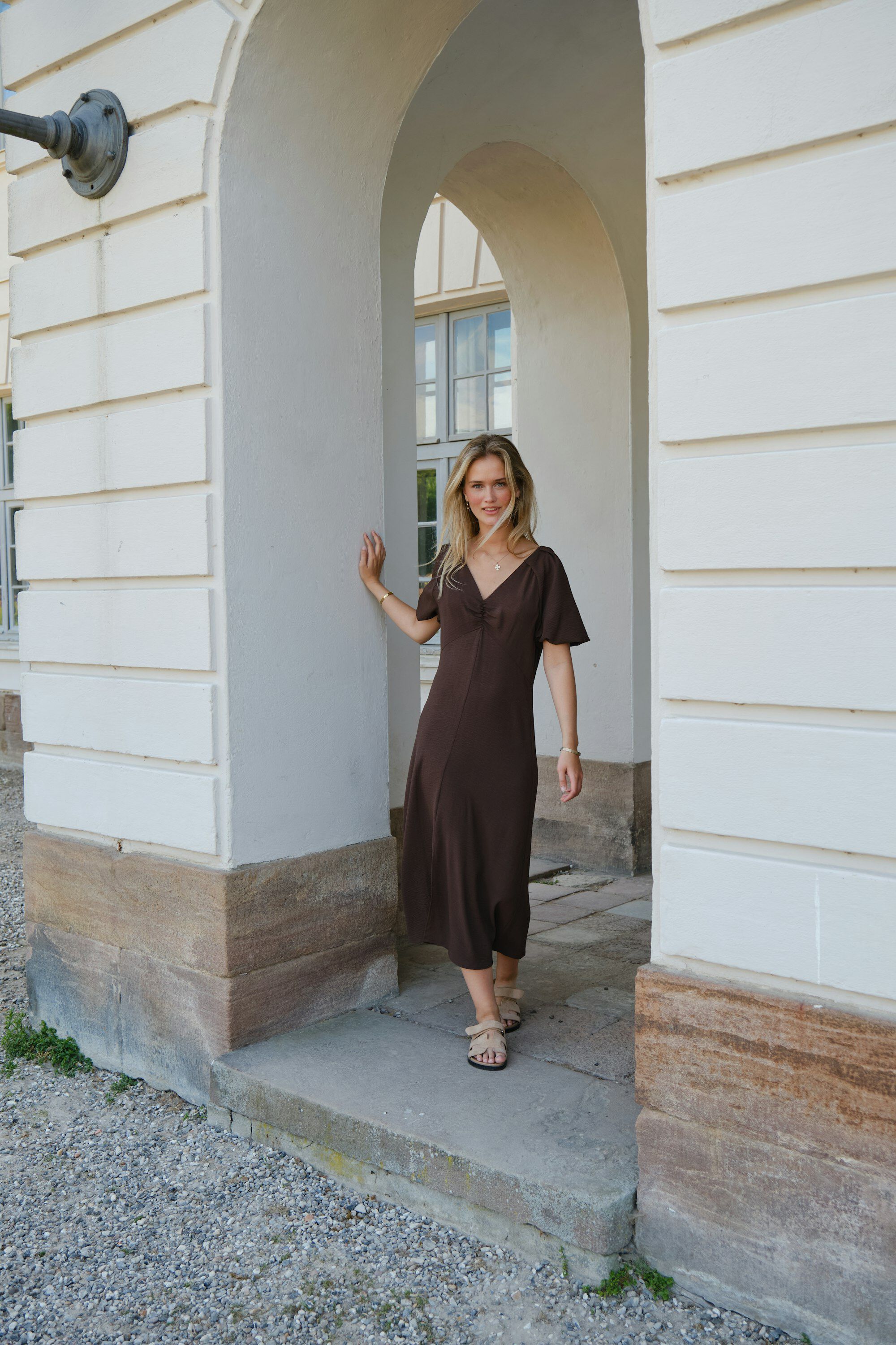 Bomba Structure Solid Dress