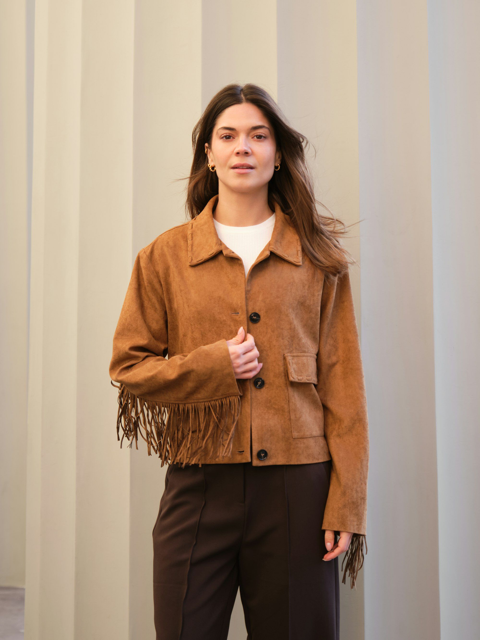 Lauron Faux Suede Jacket