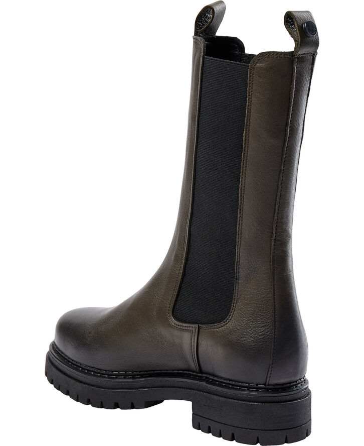 CASHANNAH Chelsea High Cut Leather