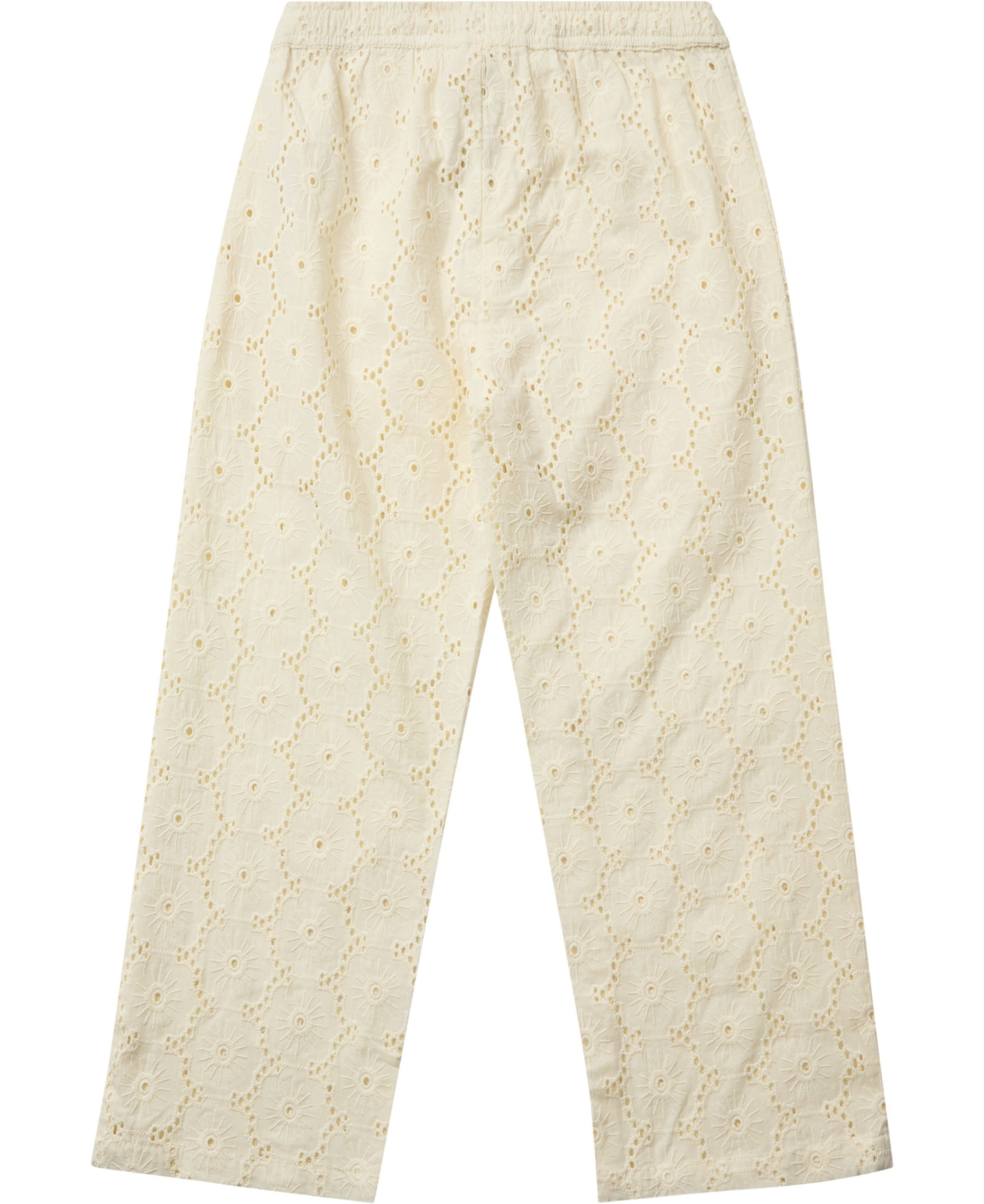 Floral broderie pants GOTS