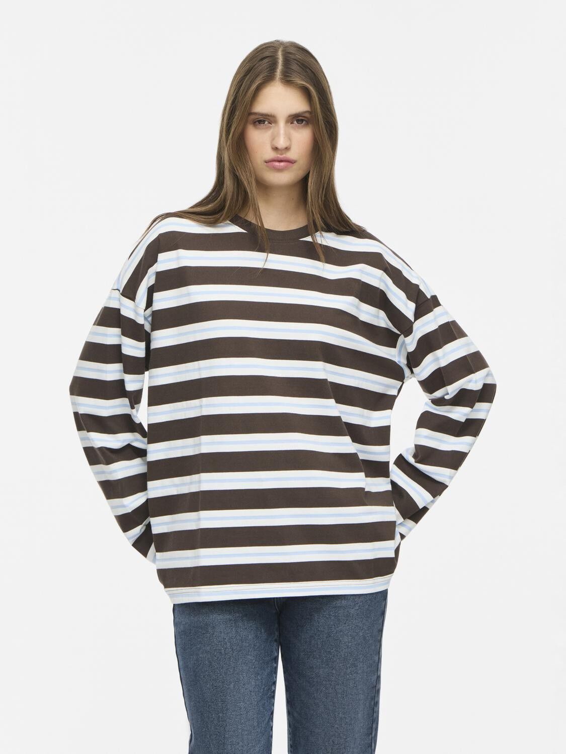 Nmember L/S Stripe Sweat Noos