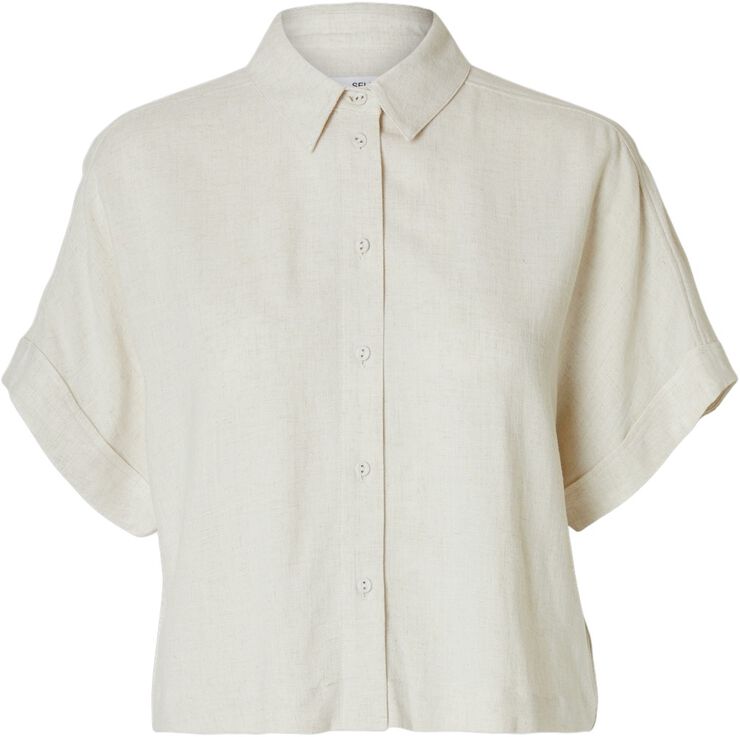 SLFVIVA SS CROPPED SHIRT NOOS