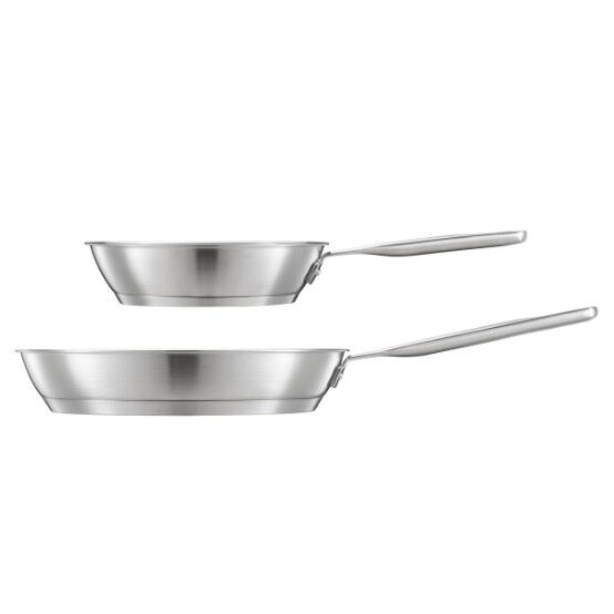 All Steel Pure frying pan set 20+28cm