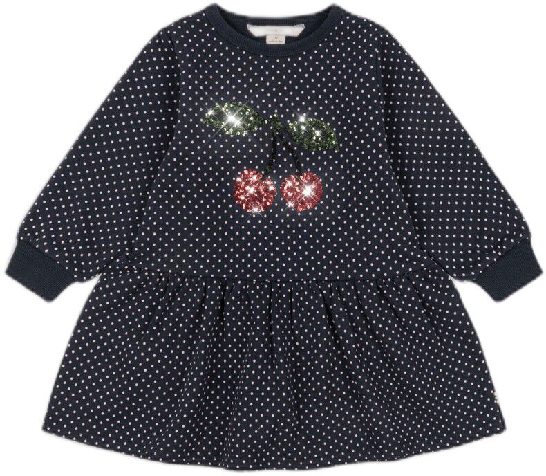 LOU DOT SEQUIN SWEAT DRESS GOTS