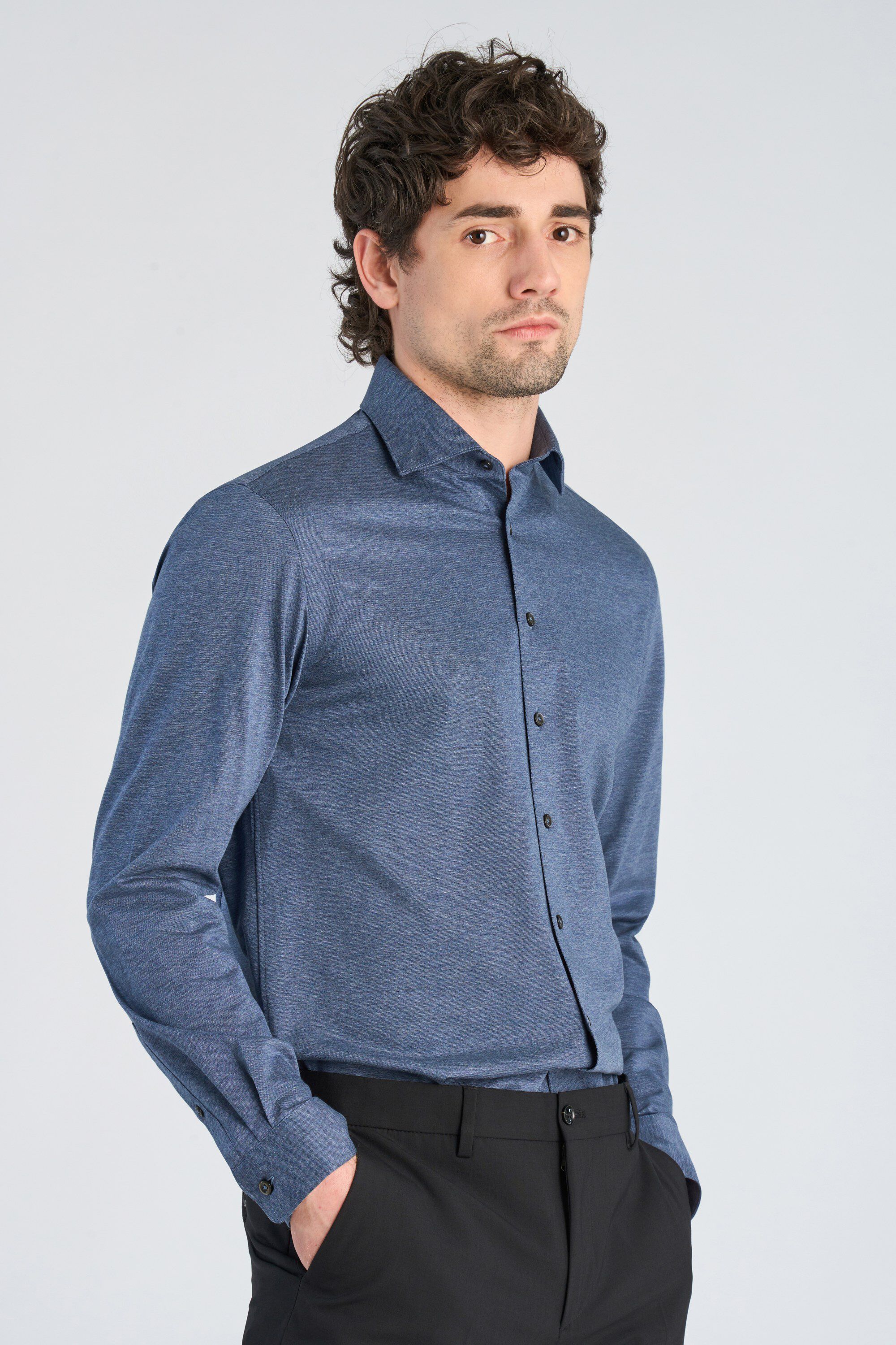 Superflex knitted shirt L/S
