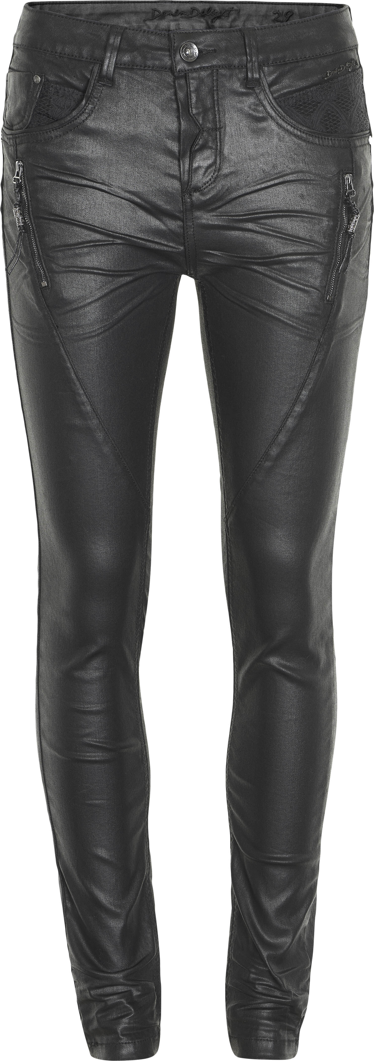 cream bibiana coated jeans