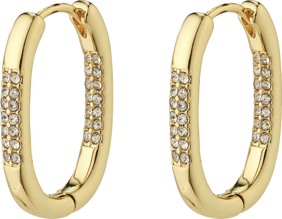 STAR recycled hoops, guldbelagt Twi