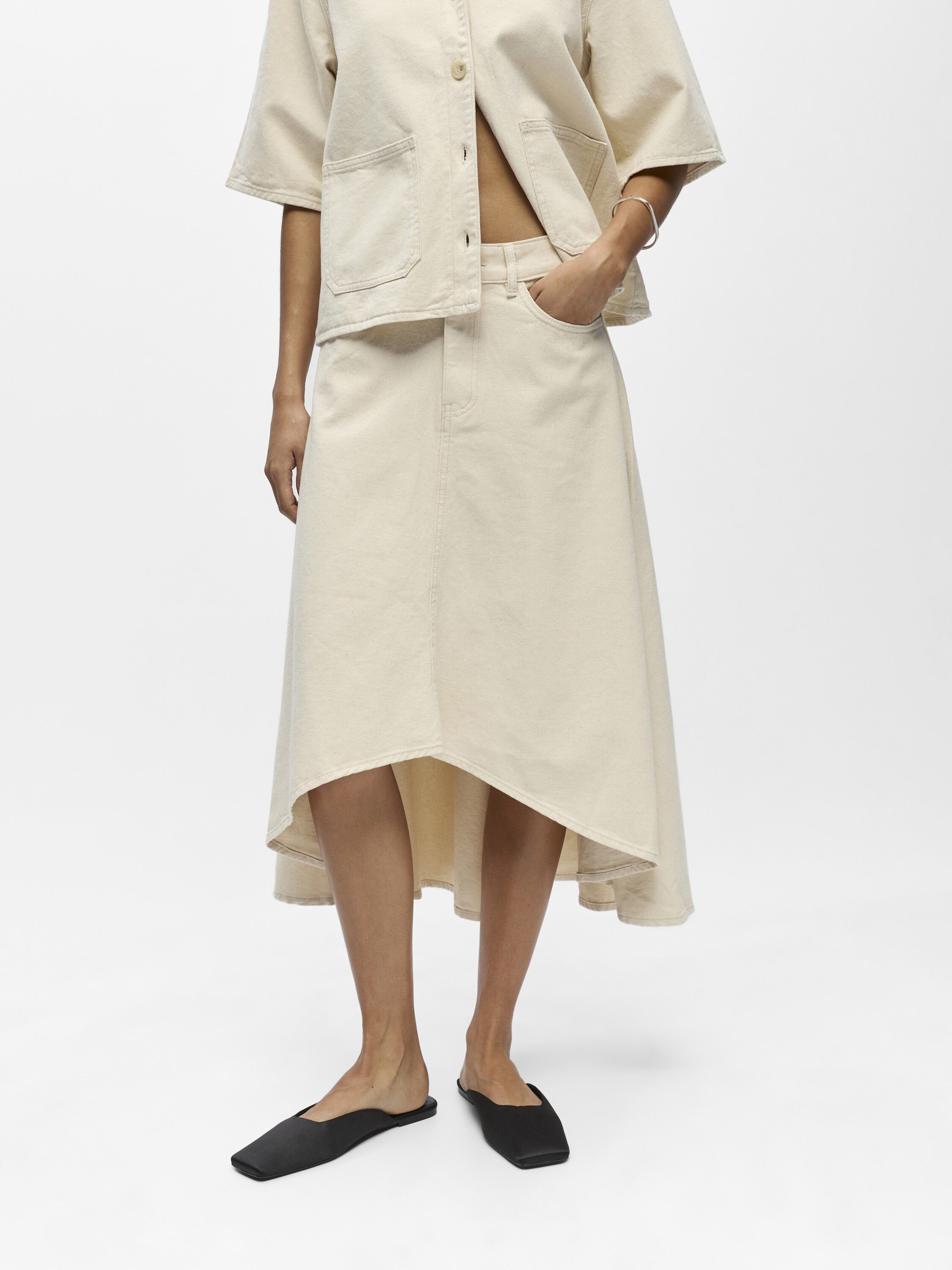 OBJPIXIE MW MIDI SKIRT 145