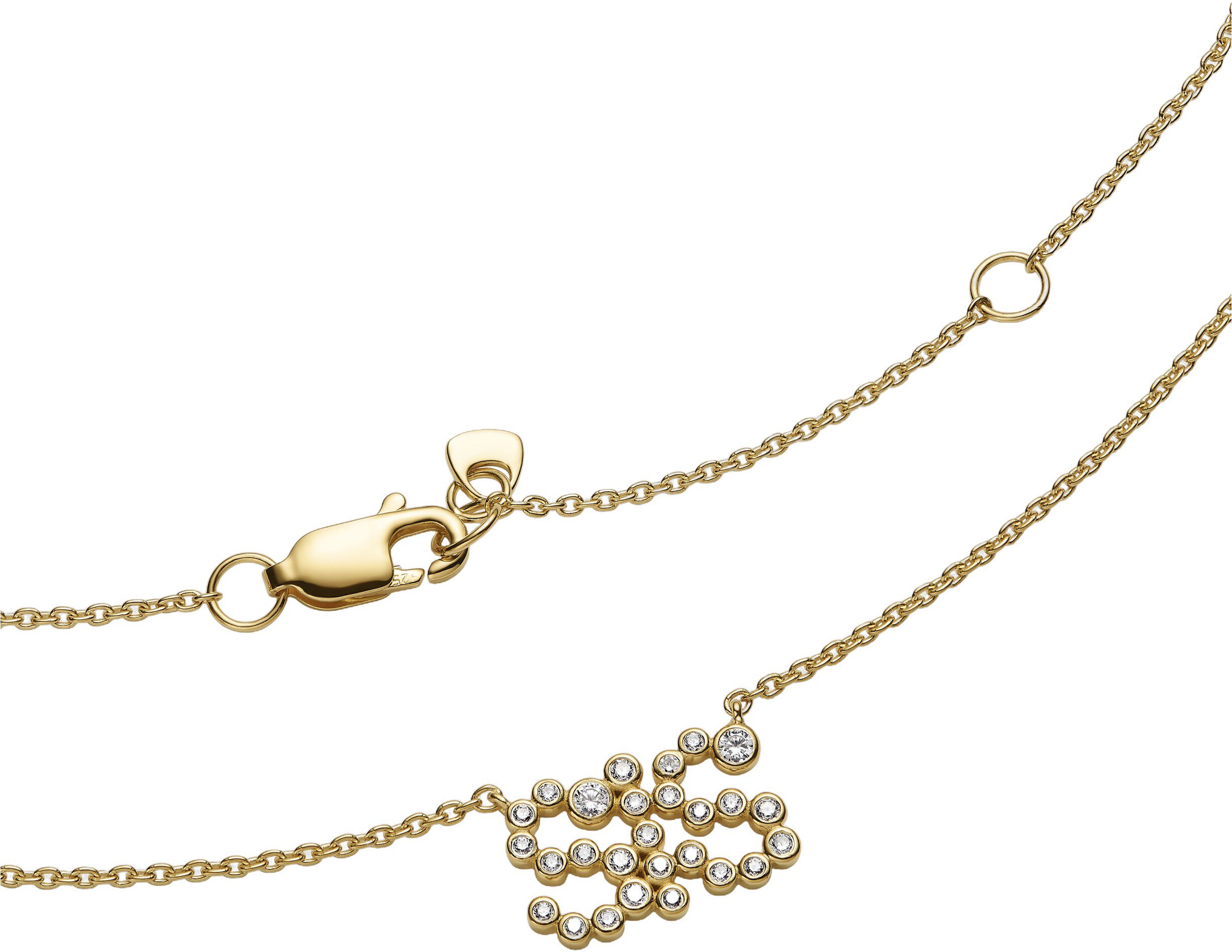 SIS Collet Necklace Gold