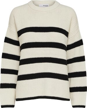 SLFBLOOMIE LS KNIT O-NECK NOOS