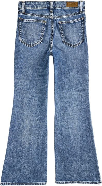 Flared Indigo Denim Jean
