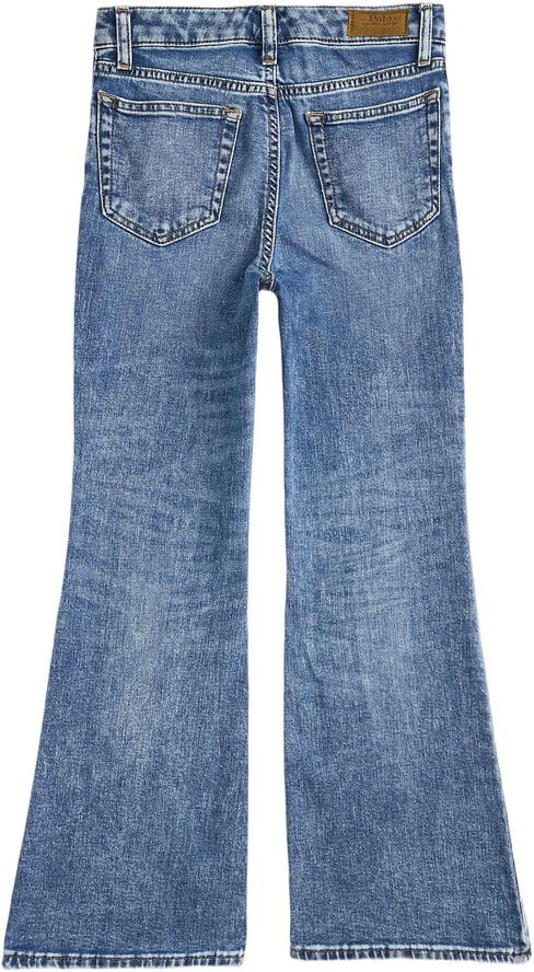 Flared Indigo Denim Jean