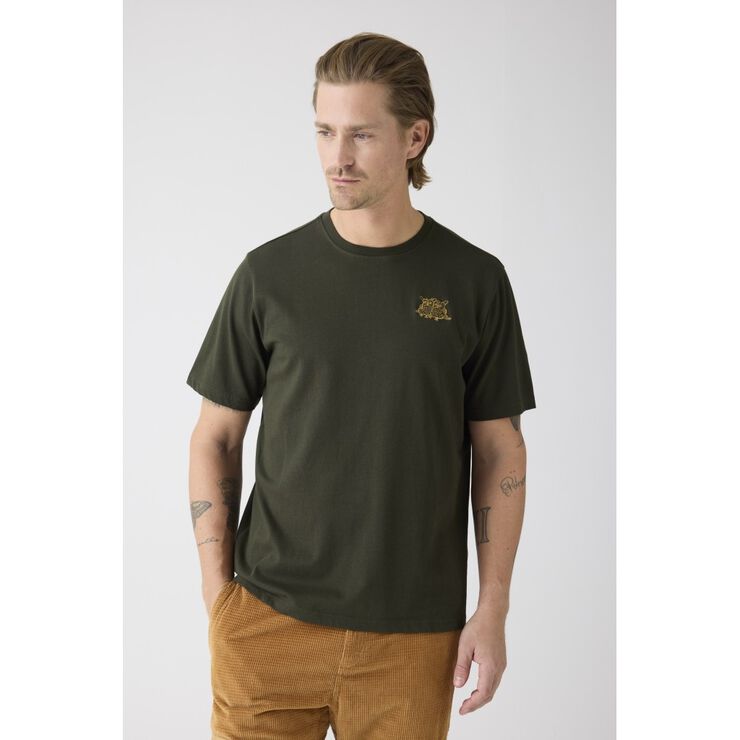 Regenerative Organic Cotton Chest Embroidery T-Shirt GOTS