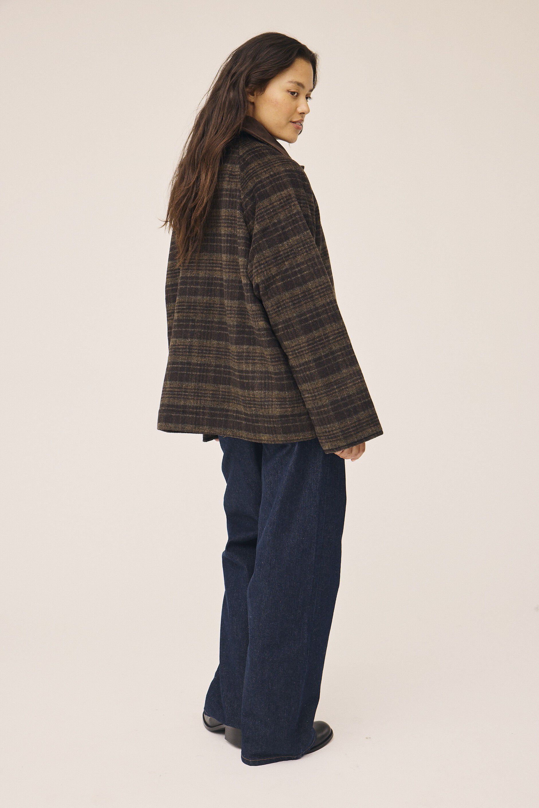 Emmy Wool 9 Jacket with corduroy details - GRS