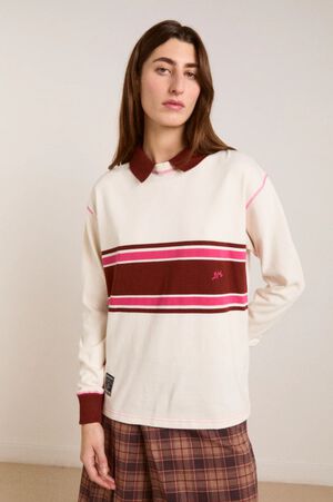 OLINA PLACEMENT STRIPE RUGBY