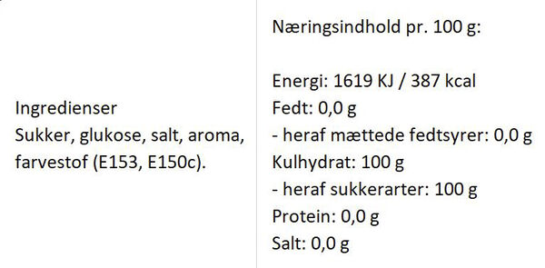 Mand (Konfirmand / Gom) bolcher med smag af anis og salt