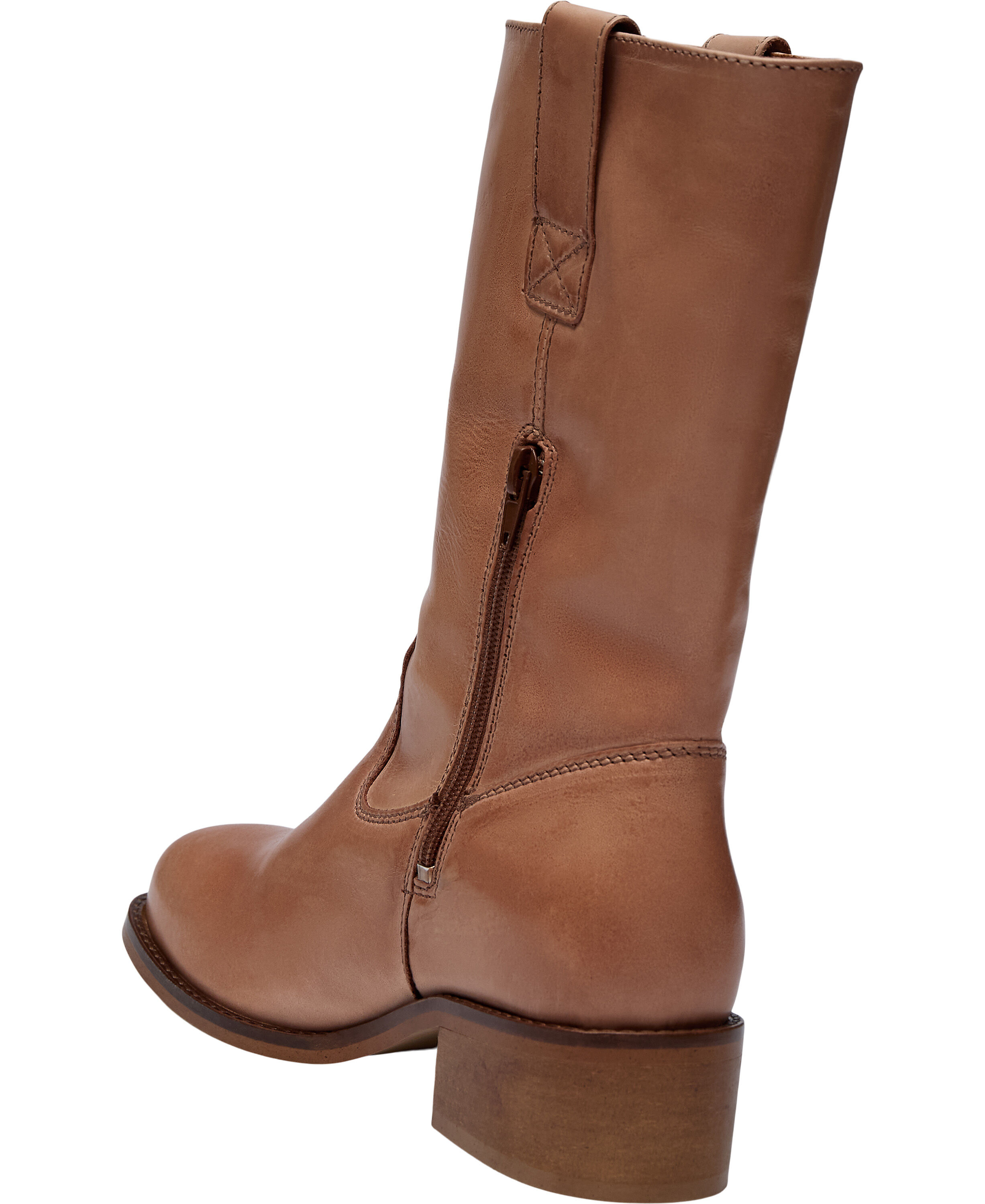 CASVILMA Pull On Mid Cut Boot Waxy Leather