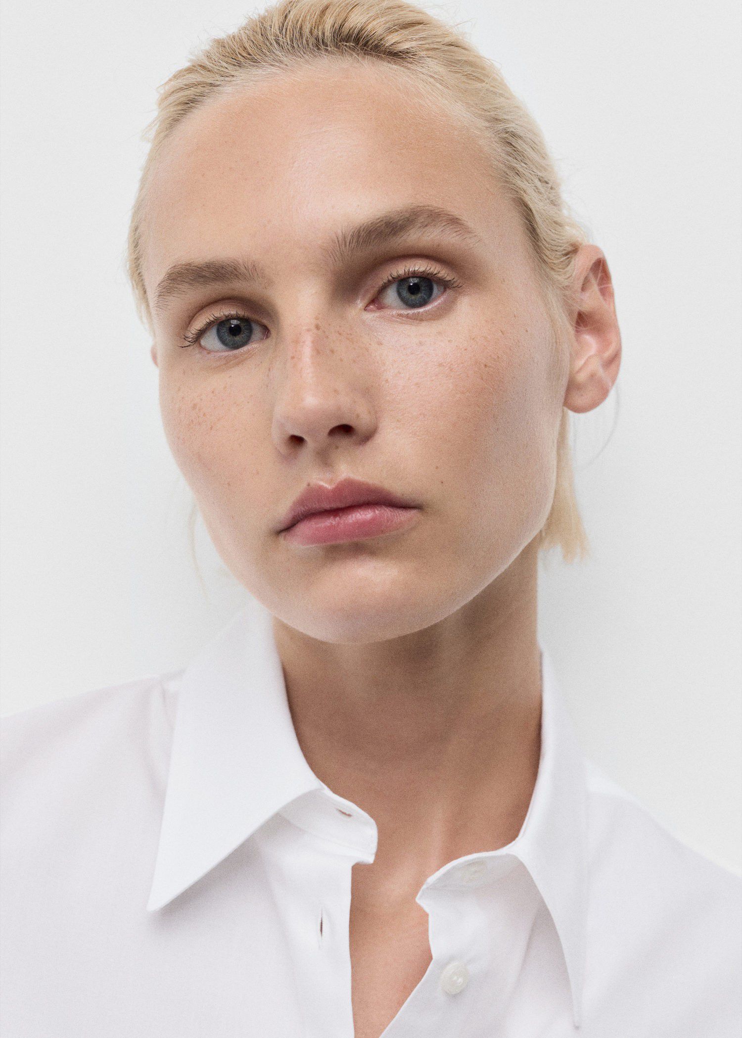 Regular cotton lyocell-blend shirt