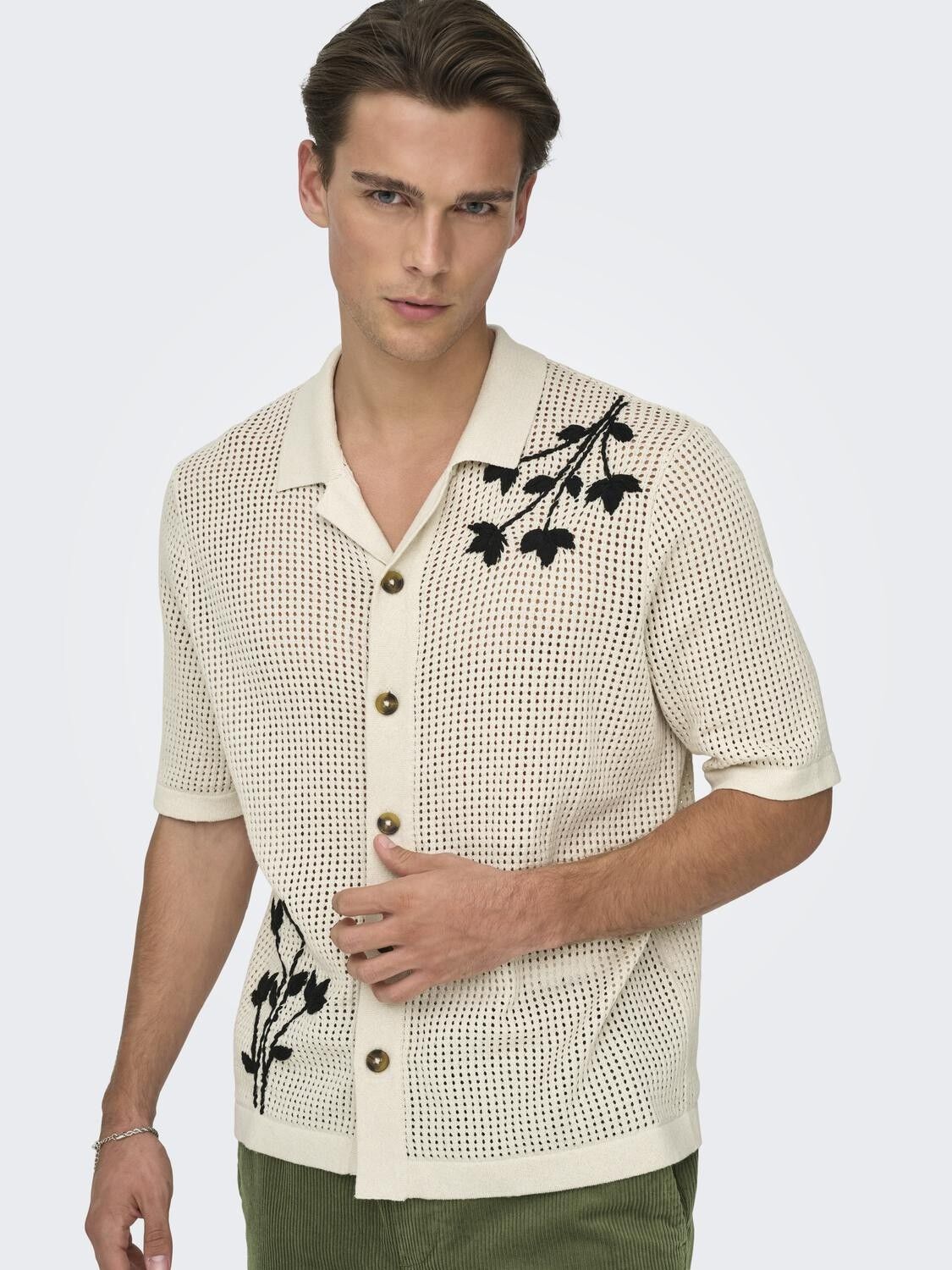 ONSTEGAN LIFE RLX SS SHIRT KNIT