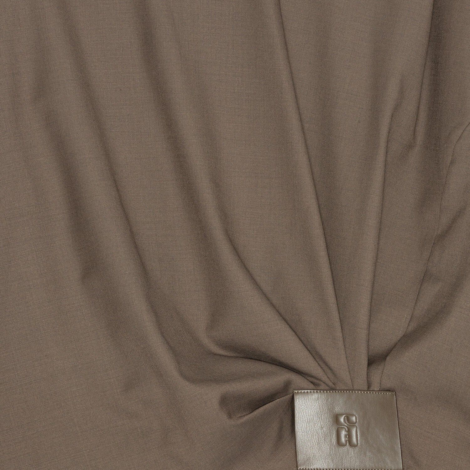 Draped Bomber Jacket