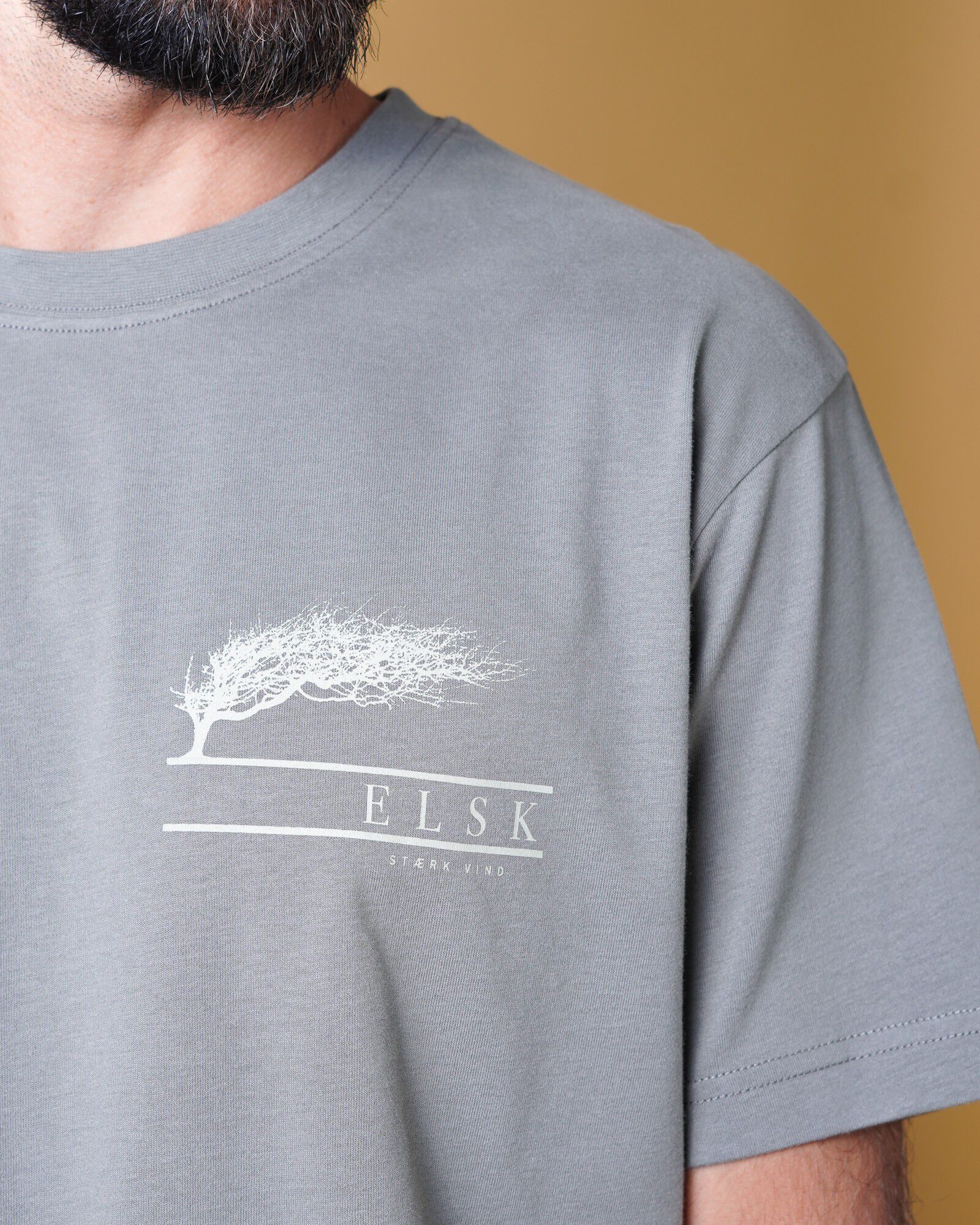 ST&AElig;RK VIND CH MEN'S BRUSHED T-SHIRT