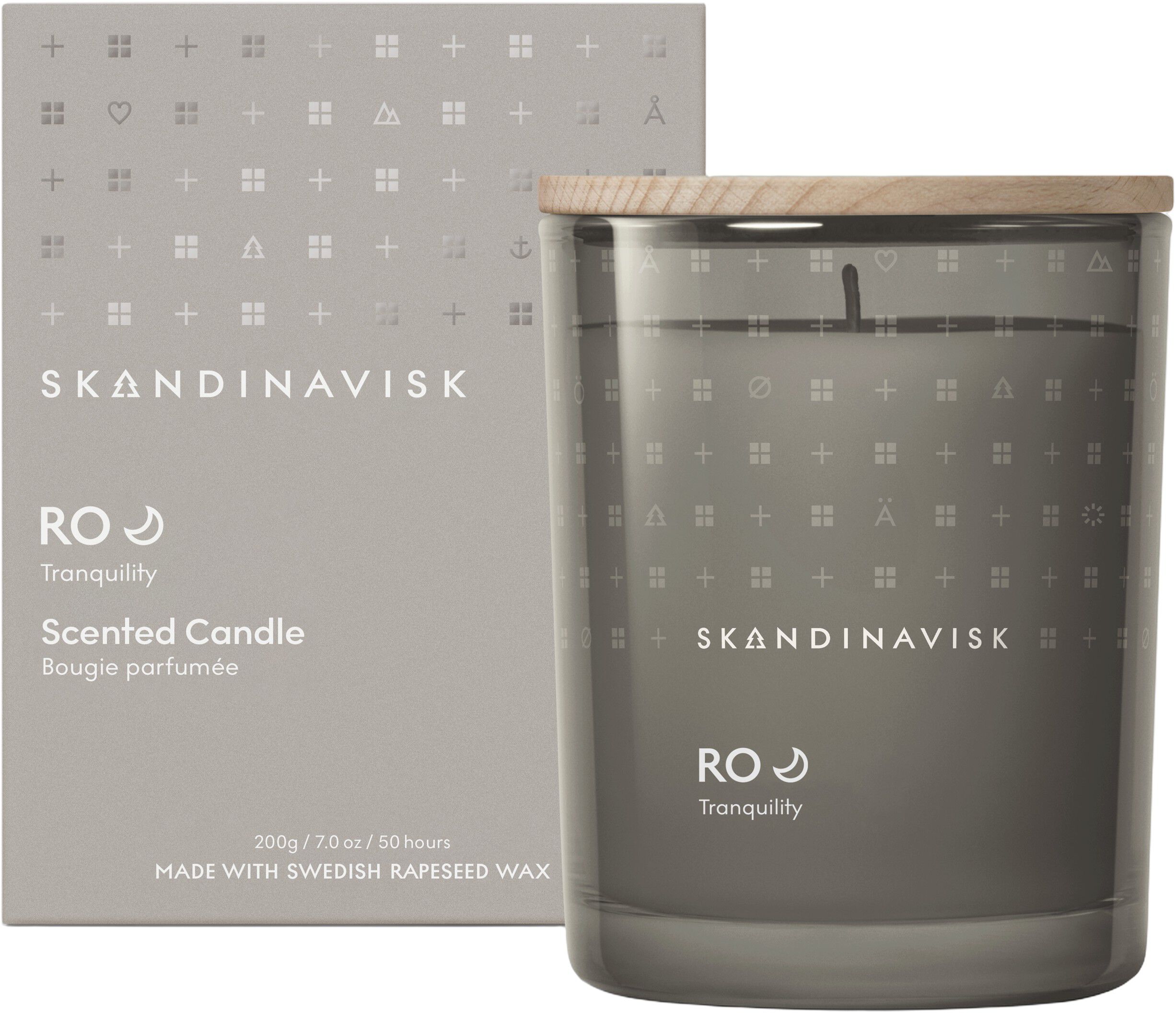 RO Scented Candle w Lid 200g