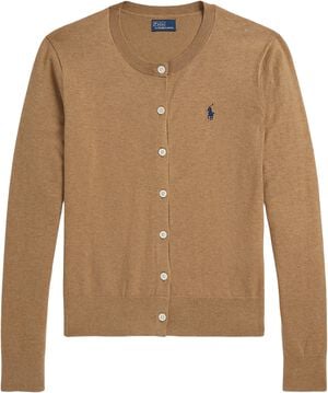 Cotton Crewneck Cardigan