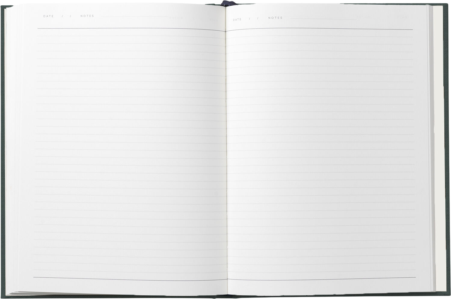 Business Notesbog med dagsplan og m&oslash;dereferat, Gr&oslash;n