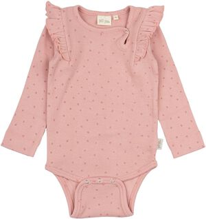 Body L/S Frill Modal Dot