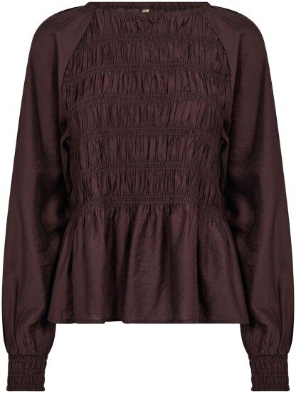 SC-JANICE 2 Bluse M&oslash;rk blomme