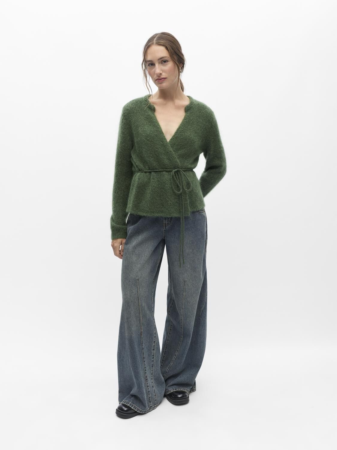 Objnete L/S Re Tie Cardigan Noos