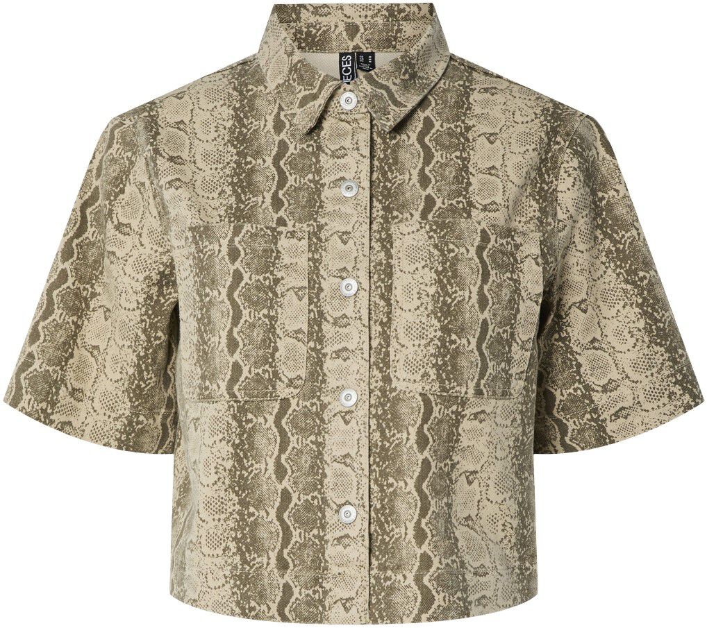 PCSALUME SS DENIM SHIRT