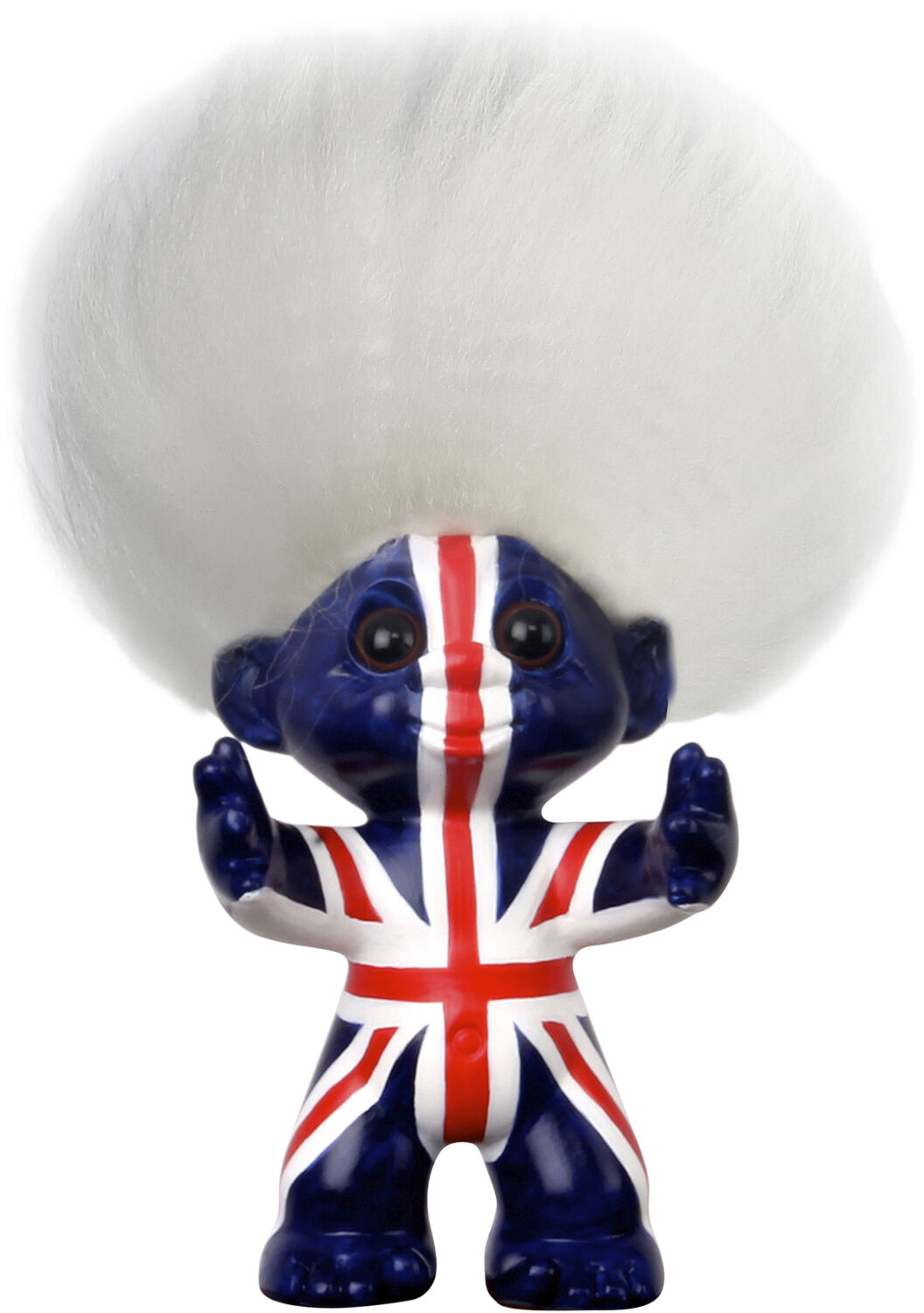 Lykketrold, Union Jack, 9 cm