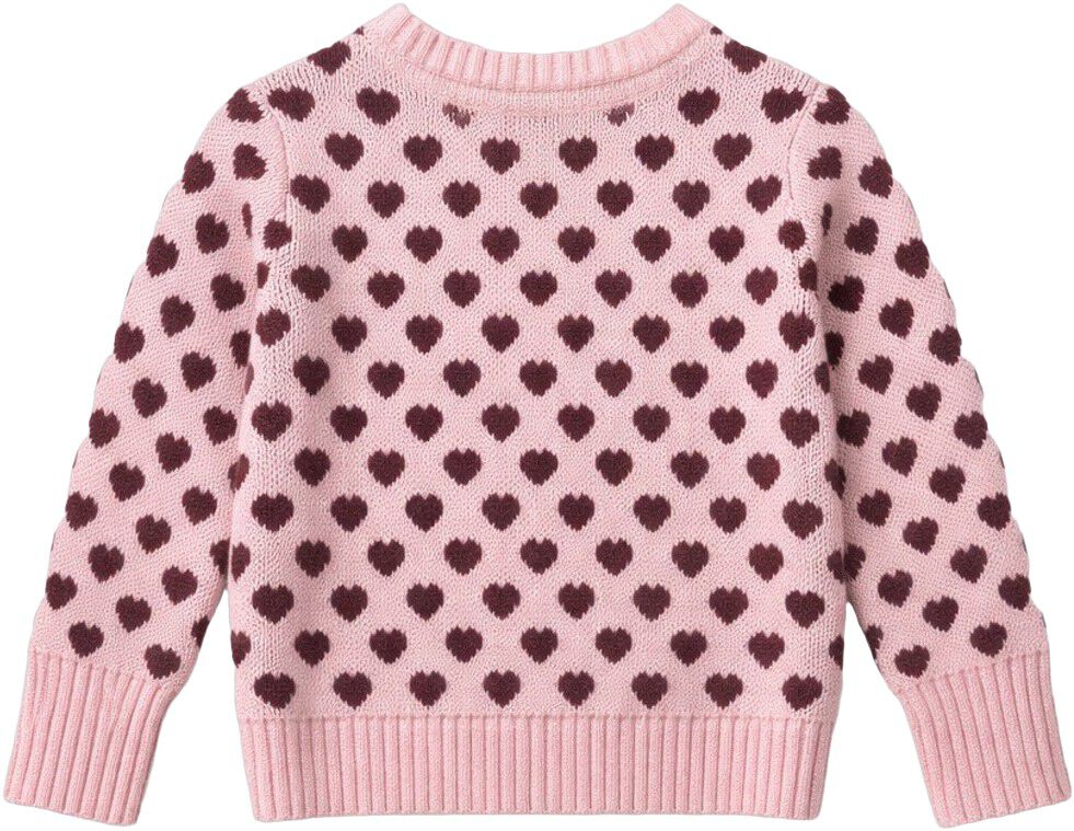 JANIE CASHMERE HEART PULLOVER