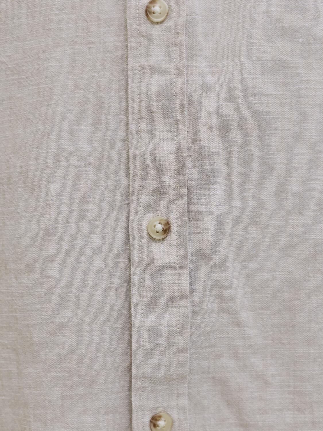 JJESUMMER LINEN BLEND SHIRT L/S SN