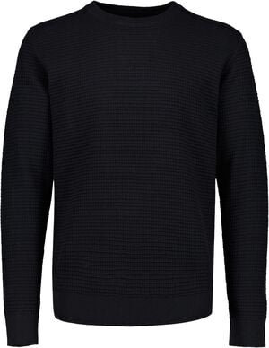 Structure o-neck knit L/S